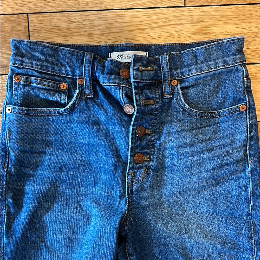Madewell Crop Jeans with Button Fly
